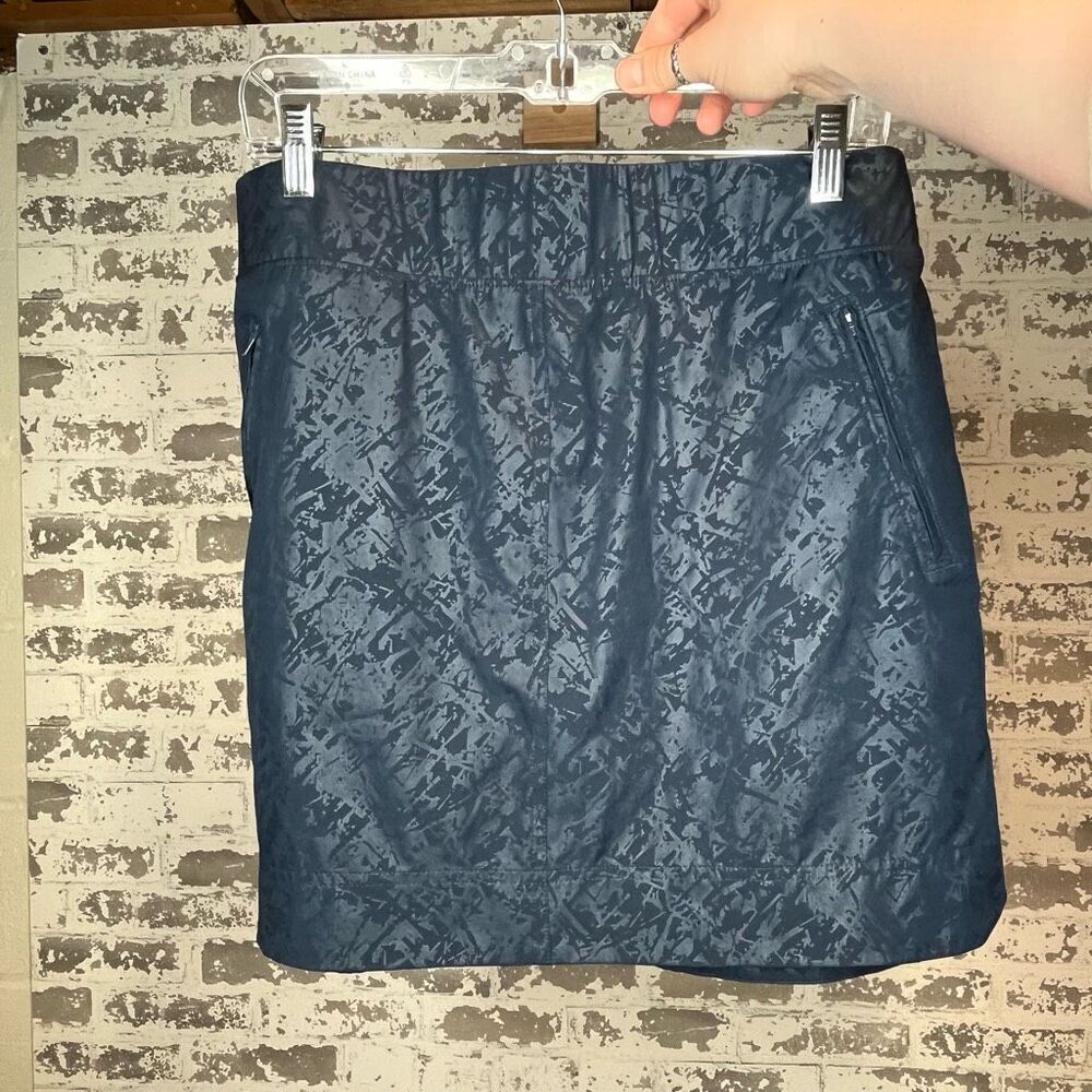 Orvis | women blue athletic skirt with shorts
